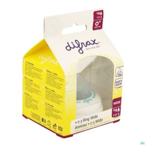 Difrax Bague De Serrage 1-2-3 Natural Wide 714