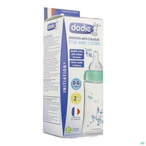 Dodie Zuigfl Initiat+Transp Val Gr 0-6M 270 Ml Nm