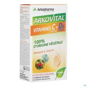 Arkovital Acerola 1000 Vit C + D3 Bruisend 20 Tabl