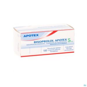 Bisoprolol Apotex 100 Tabl 5 Mg
