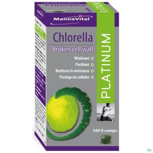 Mannavital Chlorella Platinum 240 Tabl