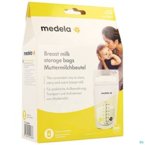 Medela Zakjes Vr Moedermelk 180 Ml 25 St