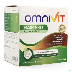 Omnivit Hair Pro Nutri Repair 120 Tabl 150 Mg