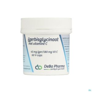 Ijzerbisglycinaat + Vit C Deba 60 Caps