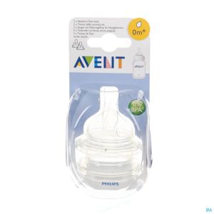 Philips Avent Tetine Nourrisson 1trou 2