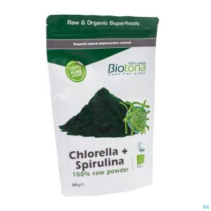 Biotona Chlorella + Spirulina Raw Bio Keyph 200 G