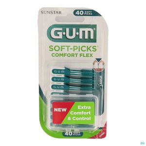 Gum Soft Picks Comfort Flex Large 40 St