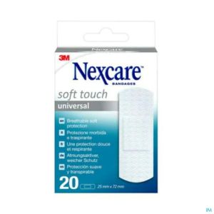 Nexcare 3M Soft Touch Universal 25Mmx72Mm 20 Strip