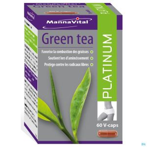 Mannavital Green Tea Platinum 60 V-Caps