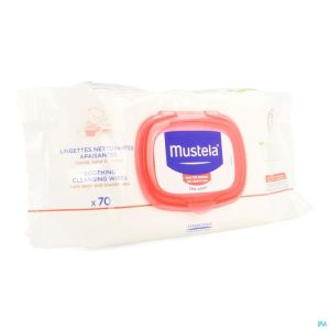 Mustela Pts Lingettes Nett. Apaisantes N/parfum 70