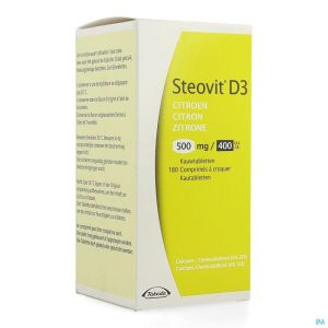 Steovit D3 Citron 500mg/400ui Comp Croq. 180 Flac