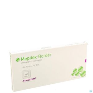 Mepilex Border 10X20Cm 295800 5 St