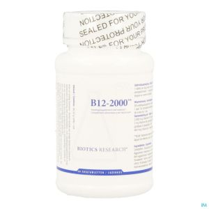 Biotics B12 2000 Mcg 60 Zuigtabl