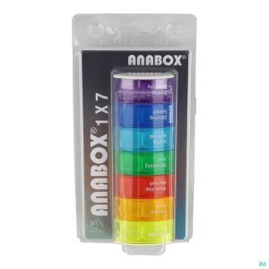 Pillendoos Anabox 7 In One Rainbow Nl/Fr