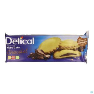 Delical Nutra Cake Chocolade 3X135 Gr Nm
