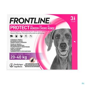 Frontline Protect Spot On Sol Chien 20-40kg Pipet3