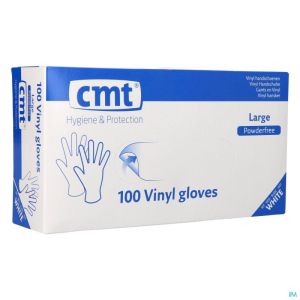 Handschoen Cmt Vinyl Z/Pdr Transp Gm 100 St