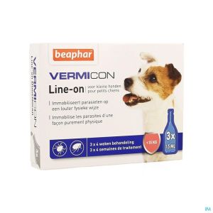 Vermicon Line-On Kleine Hond <15Kg 3X1,5Ml 10985