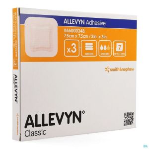 Allevyn Adhes 7,5X7,5Cm 0348 3 St