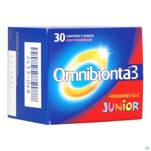 Omnibionta 3 Junior Framb 30 Kauwtabl