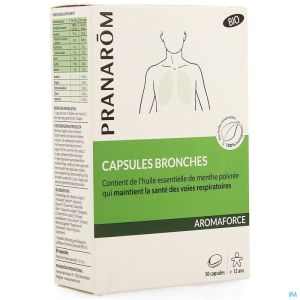 Pranarom Aromaforce Bio Bronchien 15575 30 Caps