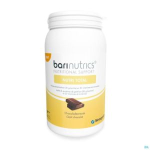 Barinutrics Nutritotal Choco Metagenics 14 Porties