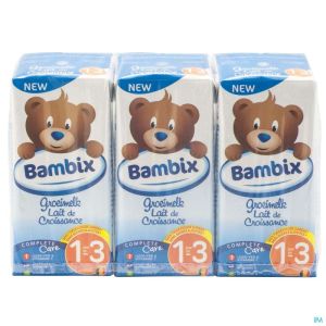 Bambix Groeimelk Natuur 1-3J 3X200Ml 4500