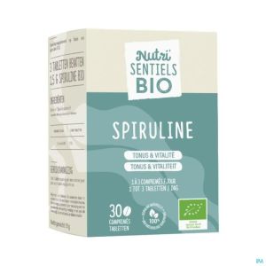 Nutrisentiels Spiruline Bio Nutrisante 30 Tabl