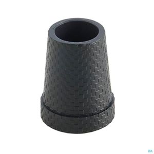 Bota Dop Rubber Gaanstok Quattro Zwart = 18Mm