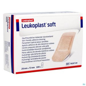 Leukoplast Soft Strips 28X72Mm 100 St