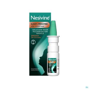 Nesivine 0,025% Sine Conserv Ped Spray Nas 10ml