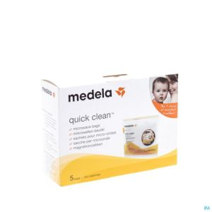 Medela Quickclean Ster Zak Magn 5 St 080040