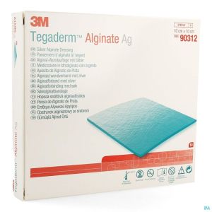 Tegaderm Alginate Ag 10X10Cm 90312 10 St