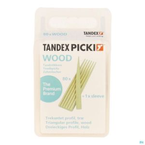 Tandex Toothpicks Wood 80 St