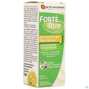 Forterub Keelspray Verzachtend 15 Ml