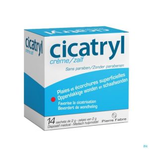 Cicatryl Zalf Zakje 14X2 G