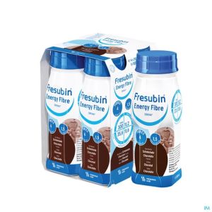Fresubin Energy Fibre Drink Chocolade 4X200 Ml