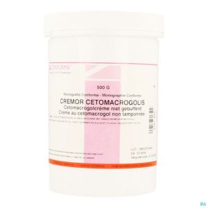 Creme Cetomacrogol N/tamponnee 500g Conf