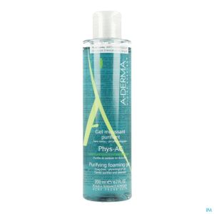 Aderma Phys-Ac Schuimgel Schuimend 200 Ml