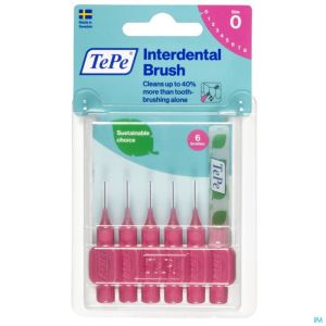 Tepe Interdental Brush 0,4Mm Roze 6 St