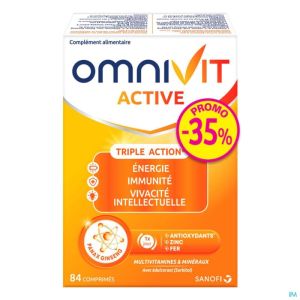 Omnivit Active 84 Tabl 40 Mg