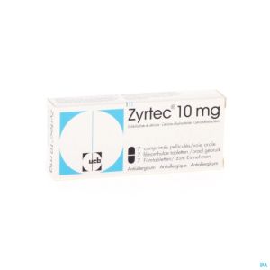 Zyrtec 10 Mg Comp Pell 7 X 10 Mg