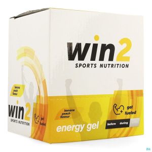 Energy Gel Banaan-Perzik 40 G Box 18 St