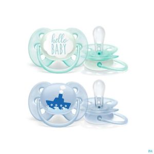 Avent Fopsp Ultra Soft Deco Boy +0M 2 St 222/01