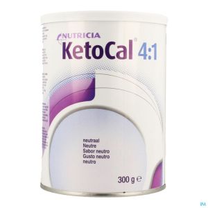 Ketocal 4:1 Neutraal Pdr 300 G Nf