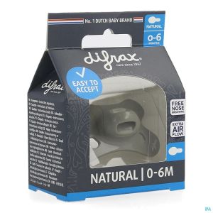 Difrax Fopsp Natural Uni/Pure 0-6M Clay 1 St