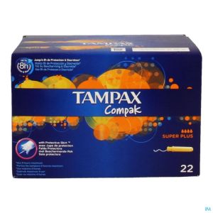 Tampax Compak Super Plus 22 St Nm