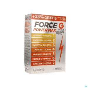 Force G Power Max Lot Nutrisante 20 Amp
