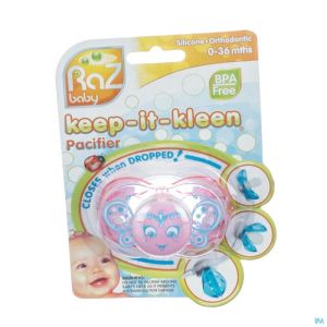 Raz Baby Fopsp Betty Butterfly Pink 1 St