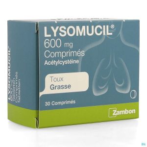 Lysomucil 600 Comp 30 X 600 Mg